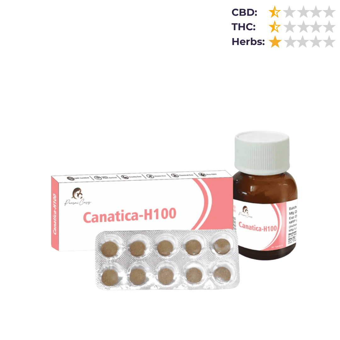 Paarmi Cares- Canatica-H100 Cannabis Pills (For Neuralgic Pain, Sciatica, Paralysis).