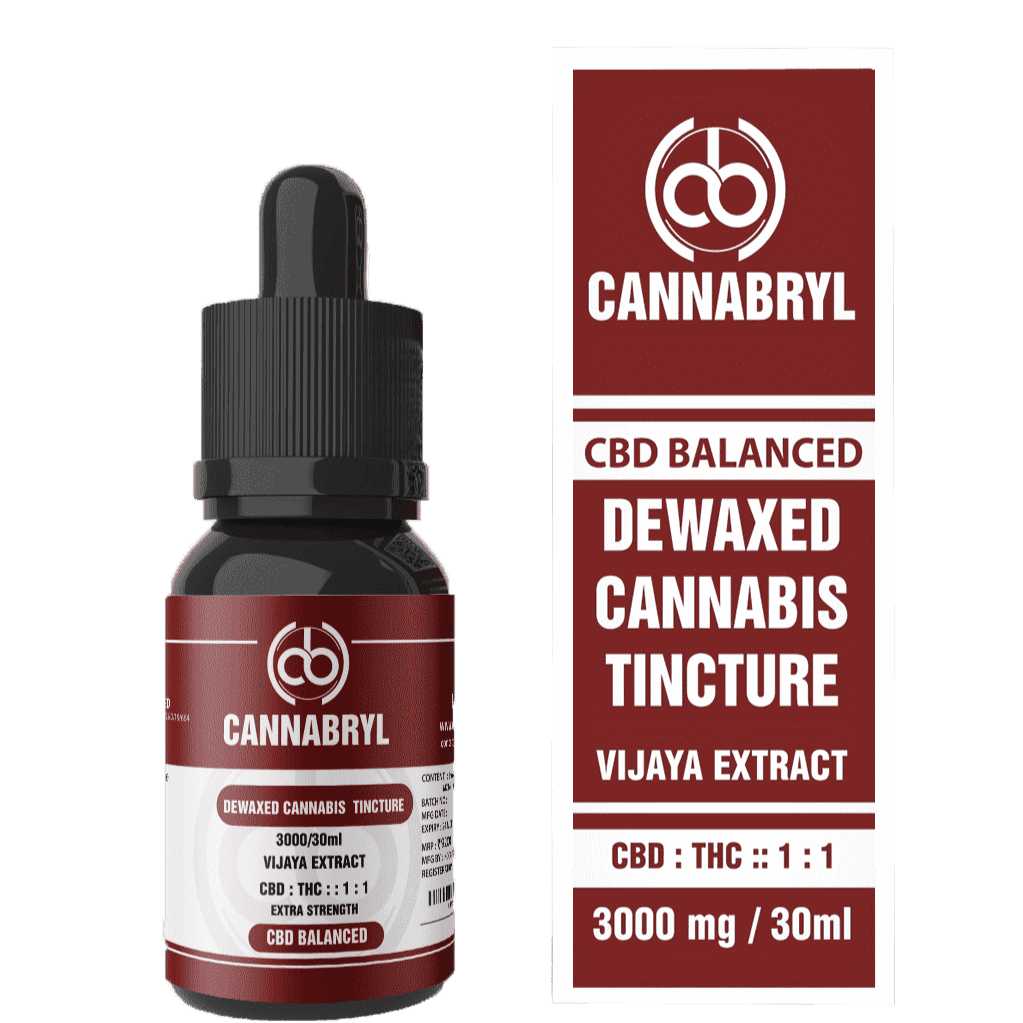 Cannabryl - Dewaxed Vijaya Tincture 1:1 3000mgVajaya ExtractCannabryl Vijaya Tincture 1:1 3000mg - Medical Cannabis Tincture