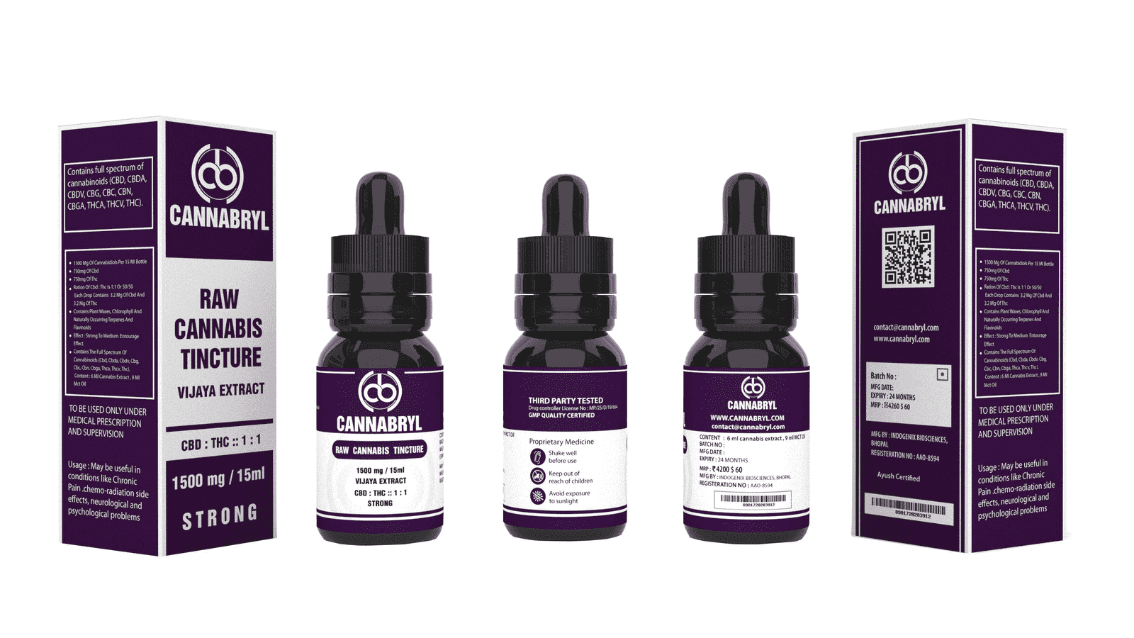 Cannabryl - Raw Vijaya Extract 1:1 1500mgVijaya Extact