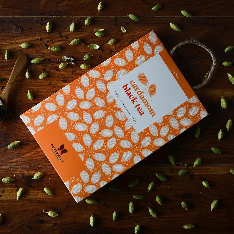 Butterfly Ayurveda- Cardamom Black TeaHerbal TeaButterfly Ayurveda Cardamom Black Tea - Benefits | Detox, Digest
