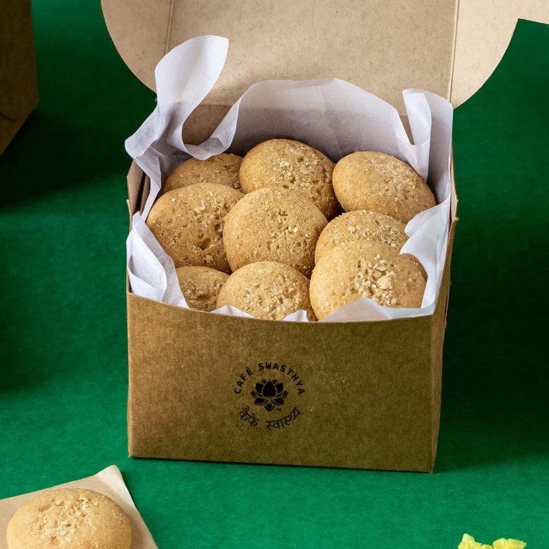 Butterfly Ayurveda- Cashew Nut Butter Cookies Non Vegan.