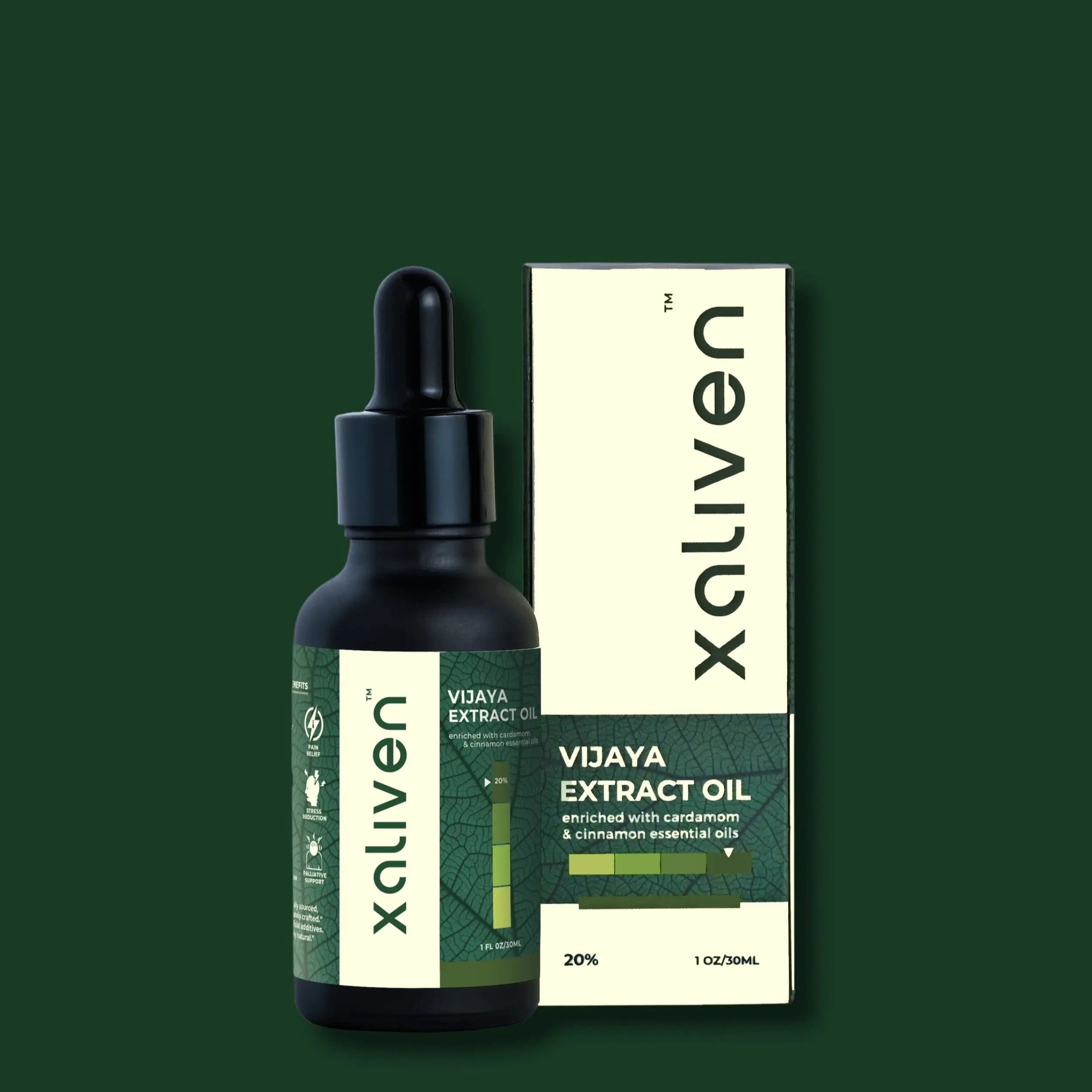 Xaliven- Vijaya Full Spectrum Oil - CBD, THC & other Cannabinoids - 20%(6000mg) - CBD Store India