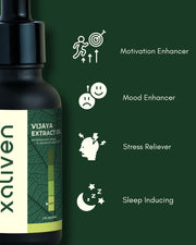 Xaliven- Vijaya Full Spectrum Oil for Focus & Calm- CBD, THC & other Cannabinoids - 5.6%(1680mg) - CBD Store India