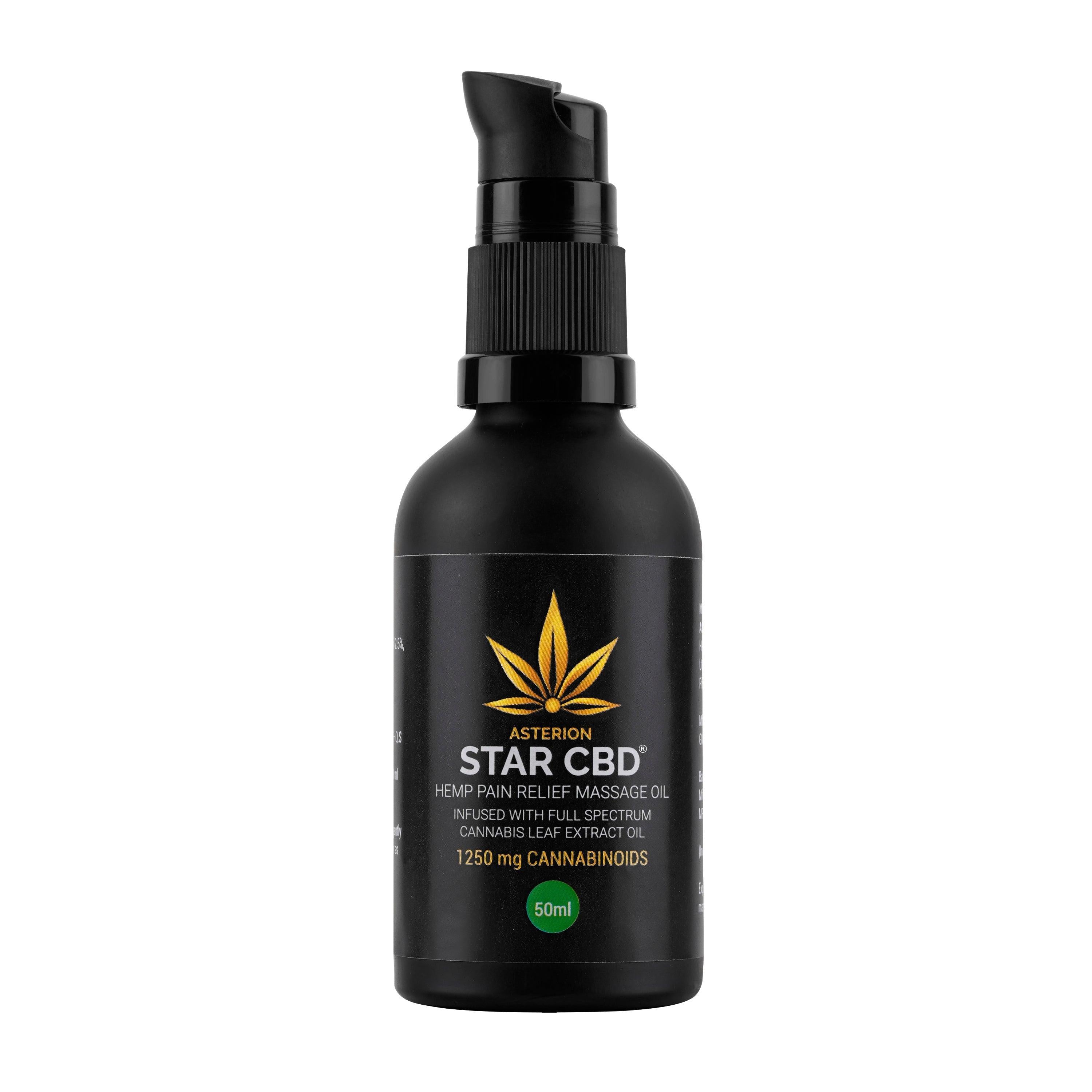 StarCBD- Cannabis Pain Relief Massage Oil.