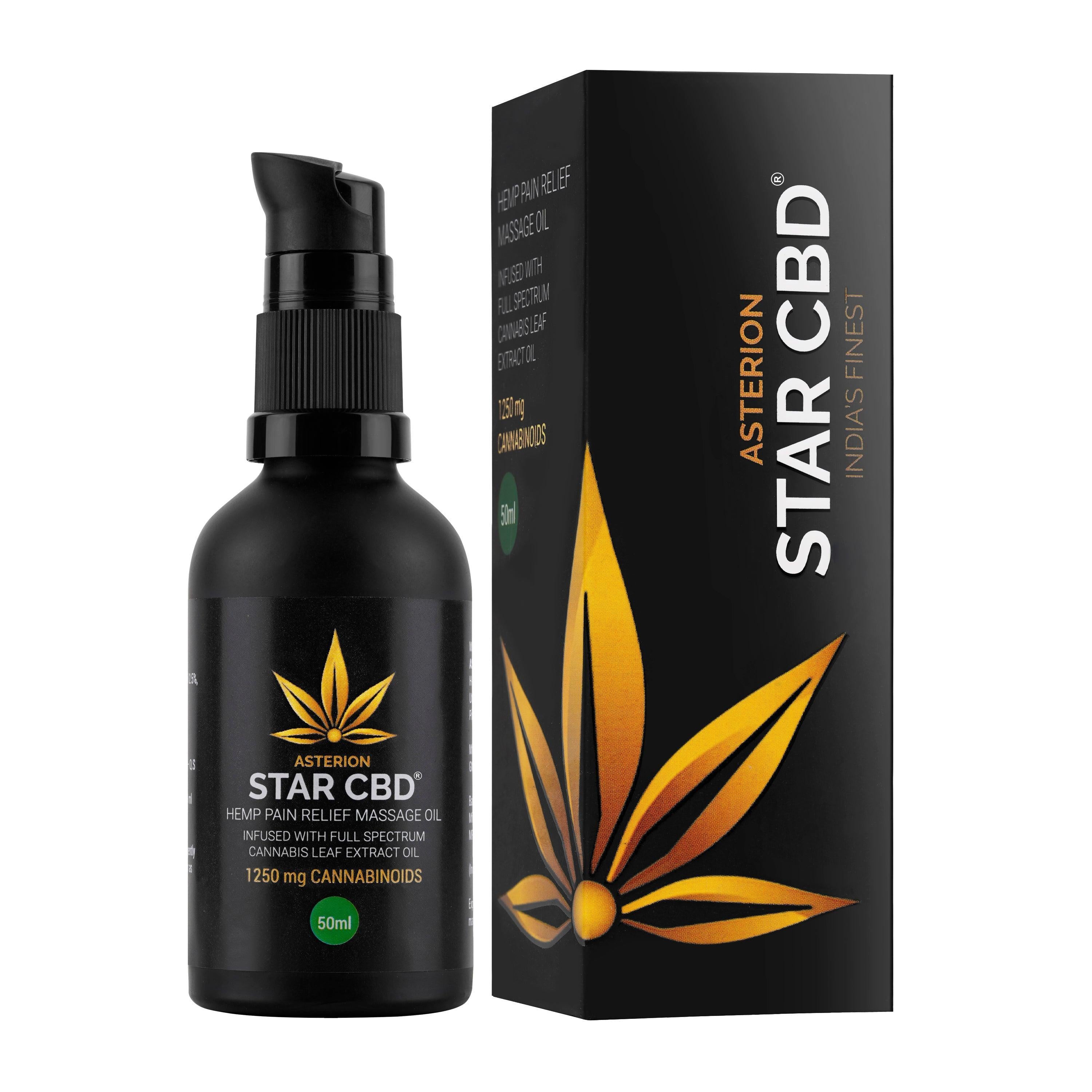 StarCBD- Cannabis Pain Relief Massage Oil.