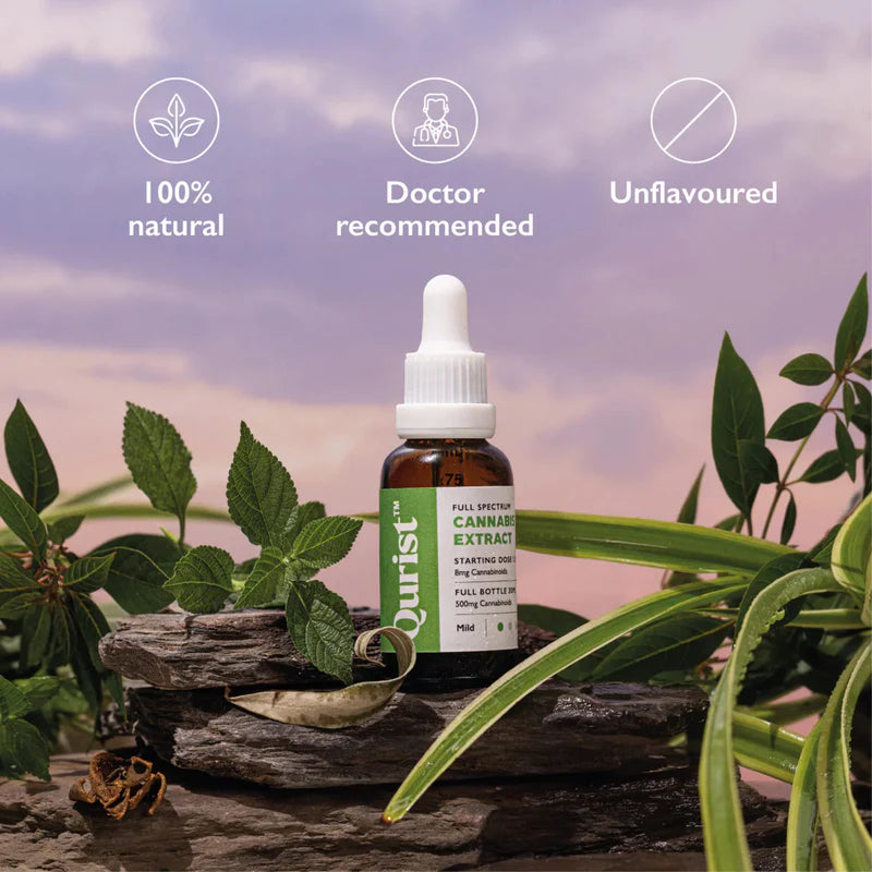 Qurist CBD + THC Oil - Mild 350mg CBD + 150mg THC.