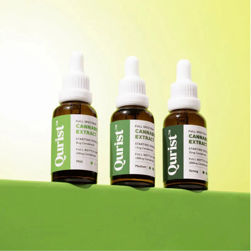 Qurist Pain Relief Kit | CBD + THC Oil & Painaway Capsules.