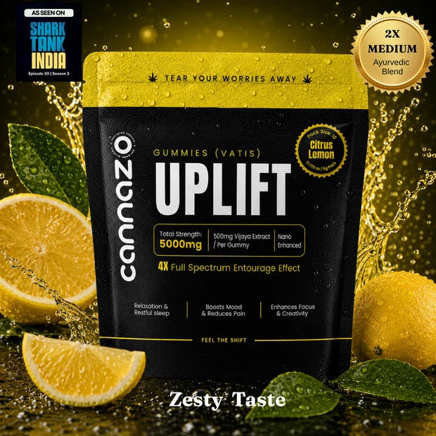 Cannazo Uplift Gummies - CBD Dominant Gummies | 500mg Vijaya & Citrus Lemon