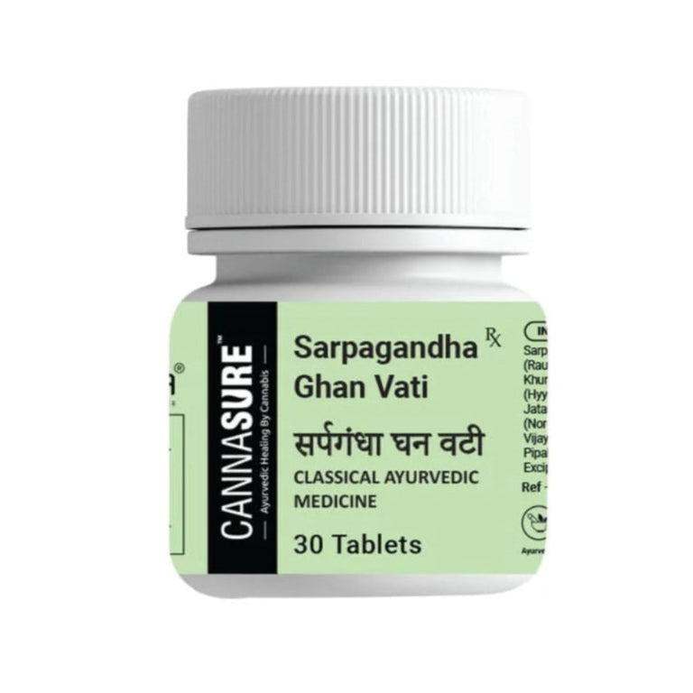 Herbal Medicine - Cannasure - Sarpagandha Ghan Vati