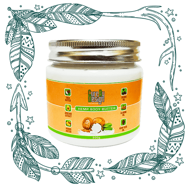 Cure By Design Hemp Body Butter 200 Gm.