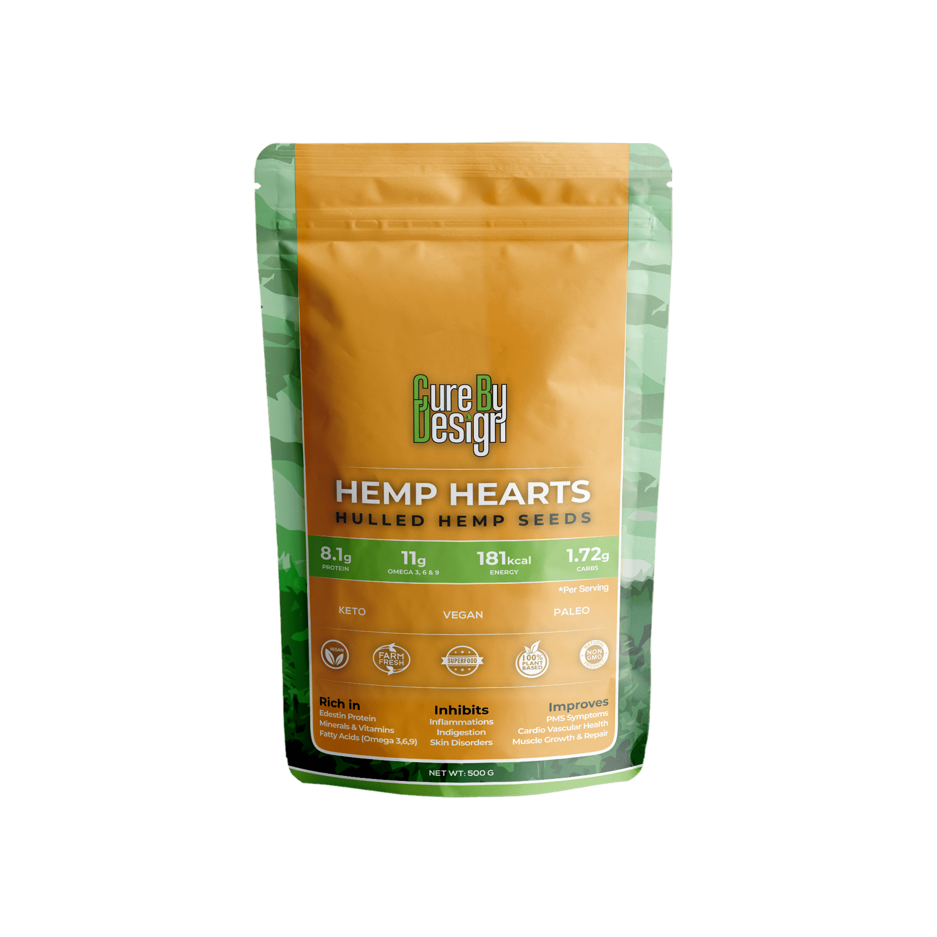 Cure By Design Hemp Hearts.