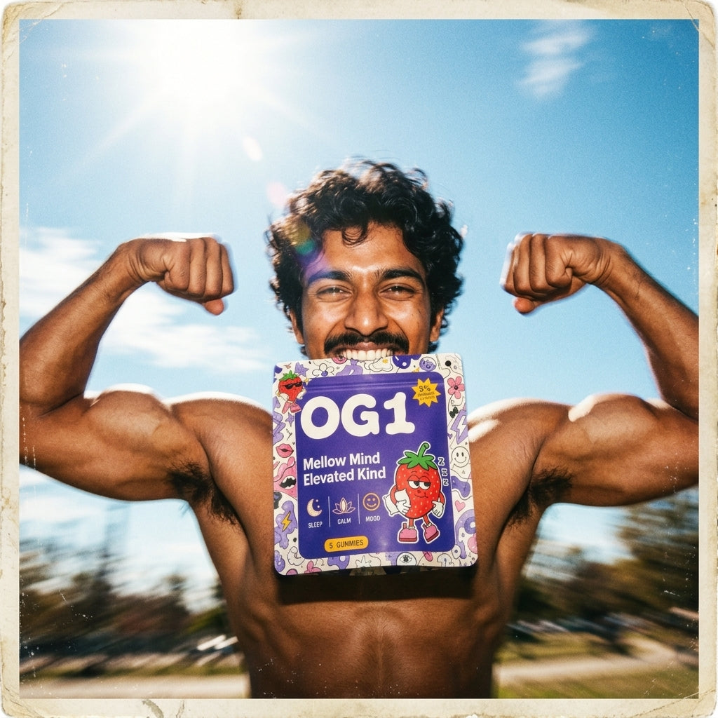 OG1 Strawberry Dream 5% Vijaya Gummies for Sleep, Calm & Mood Support – Pack of 5