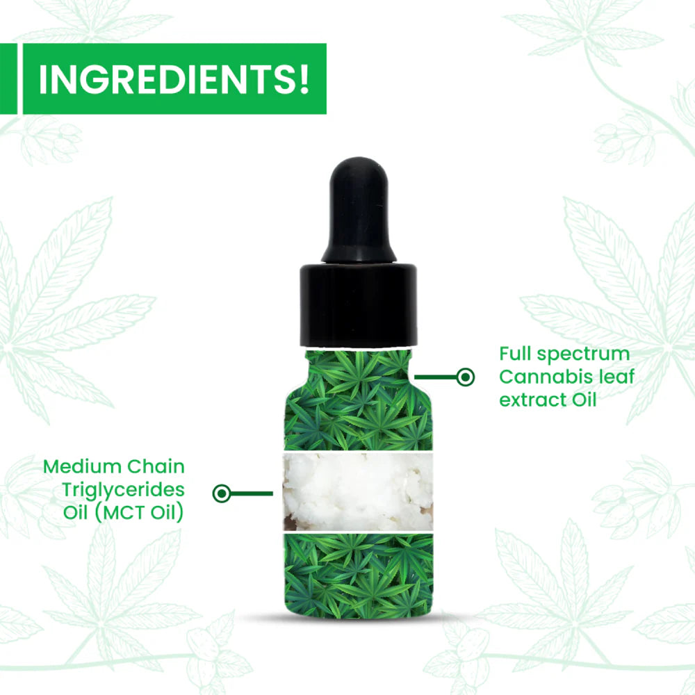 Cannarma Ultra premium Full Spectrum Cannabis Leaf Extract Oil  (1500mg)