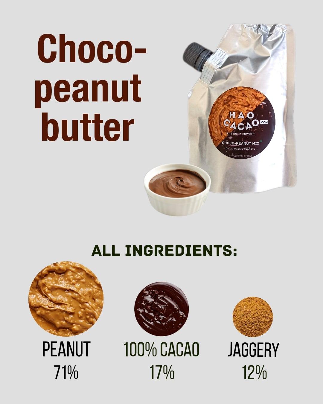 Hao Cacao- Choco Peanut ButterCoco-Peanut ButterHao Cacao - Choco Peanut Butter Benefits | Protein Rich