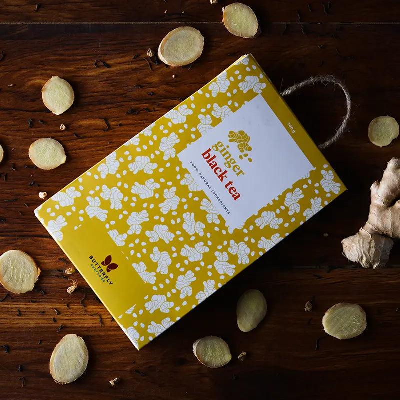 Butterfly Ayurveda- Ginger Black TeaTea & InfusionsButterfly Ayurveda Ginger Black Tea - Benefits | Digestion Boost