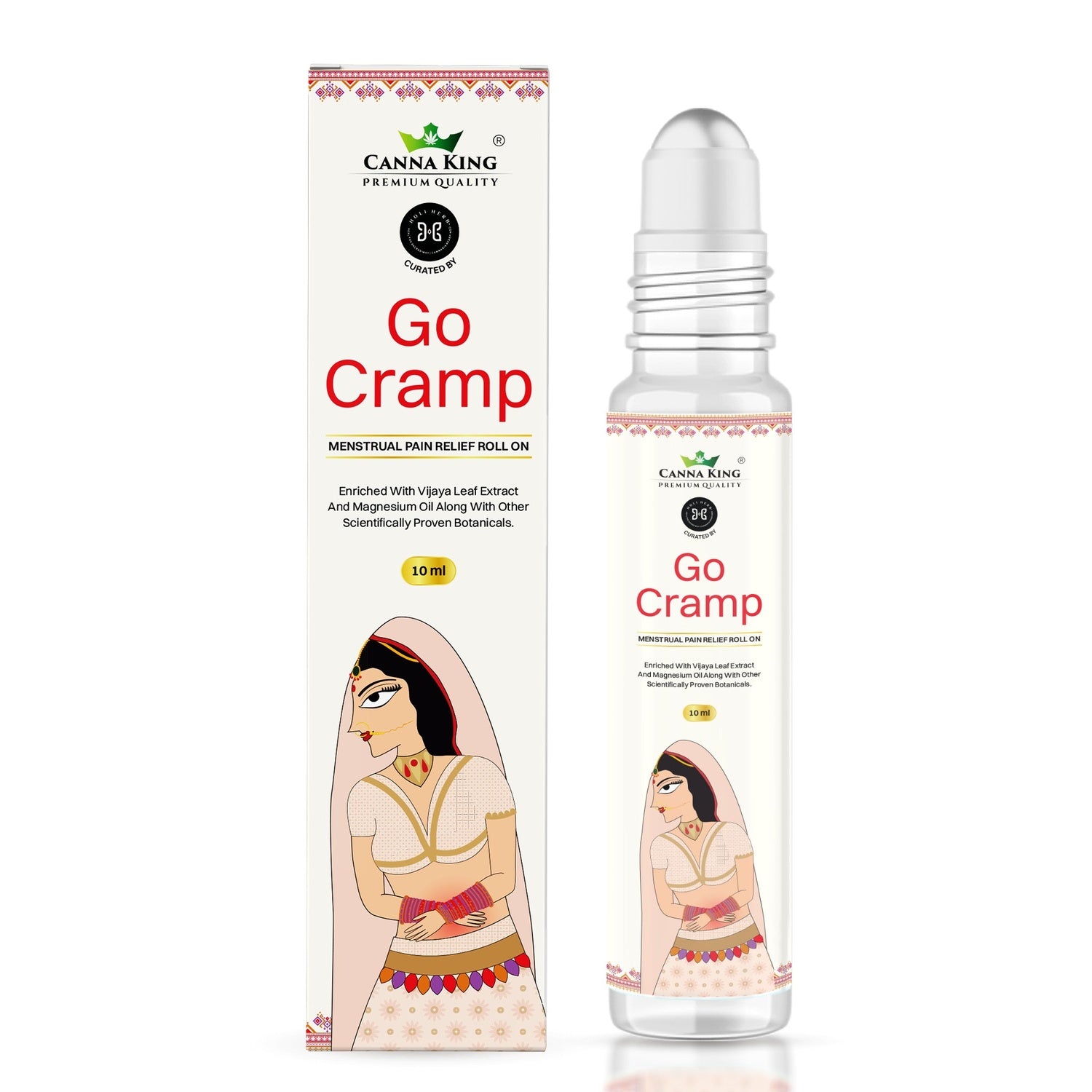 Cannaking- Go Cramp: Menstrual Pain Relief Spray & Roll On