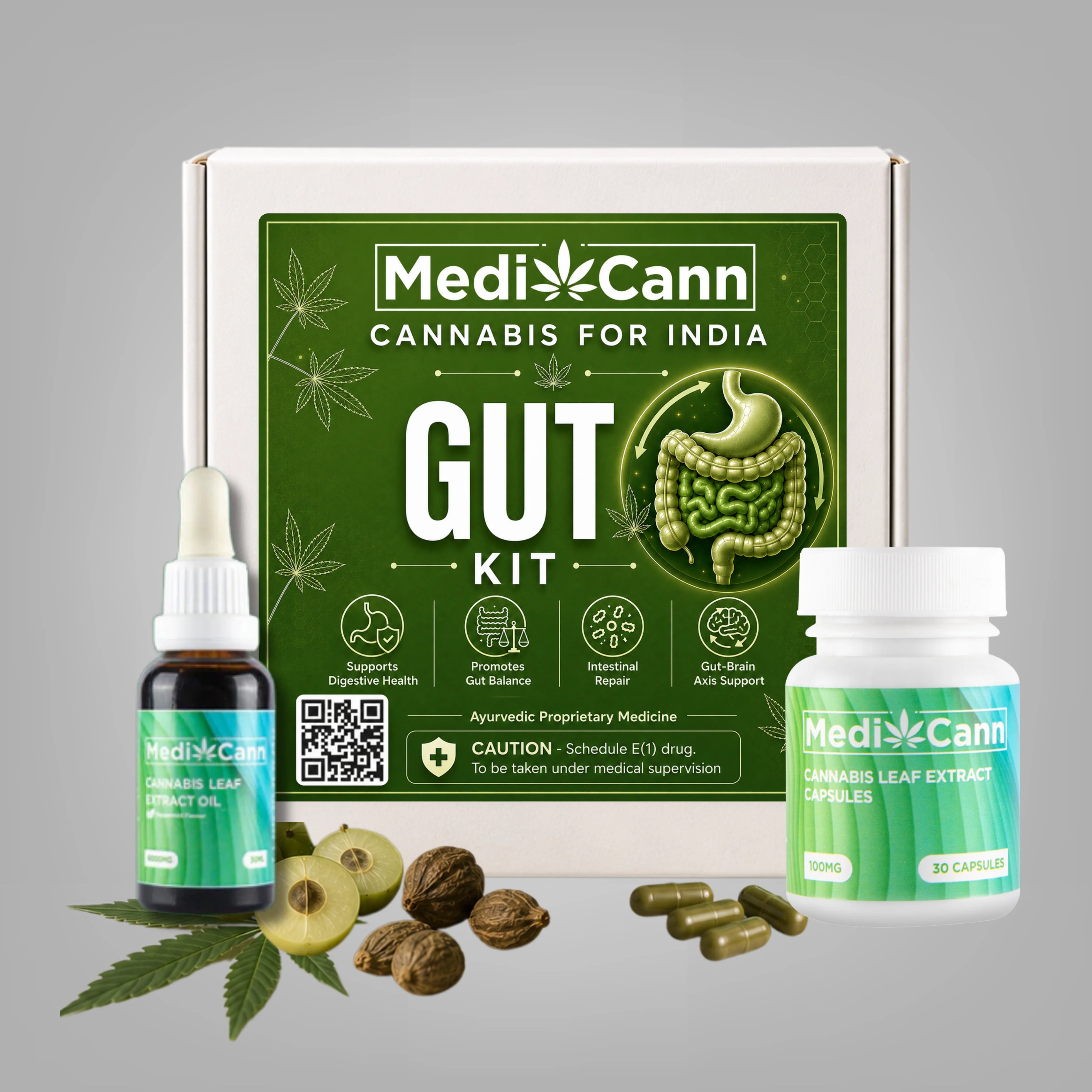 Medicann Gut Healing & Cleansing Kit | Complete Gut Wellness Support