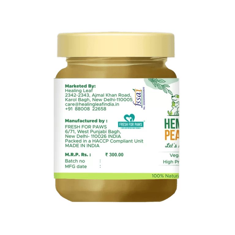 Healing Leaf - Hemp Peanut Butter for Pets.