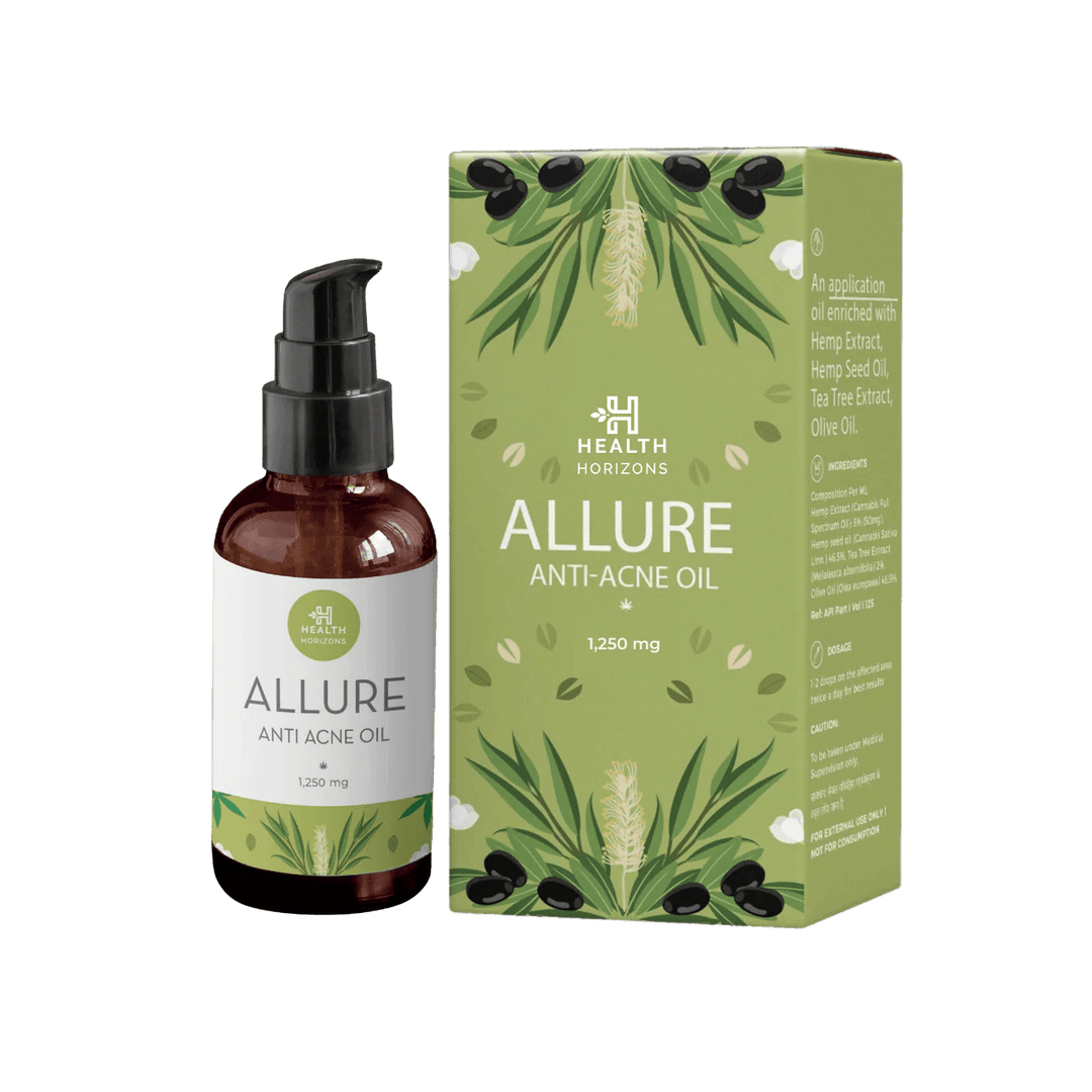 Hemp Oil - Health Horizon Allure | Anti-Acne Oil | Hemp Oil For Skin And Face