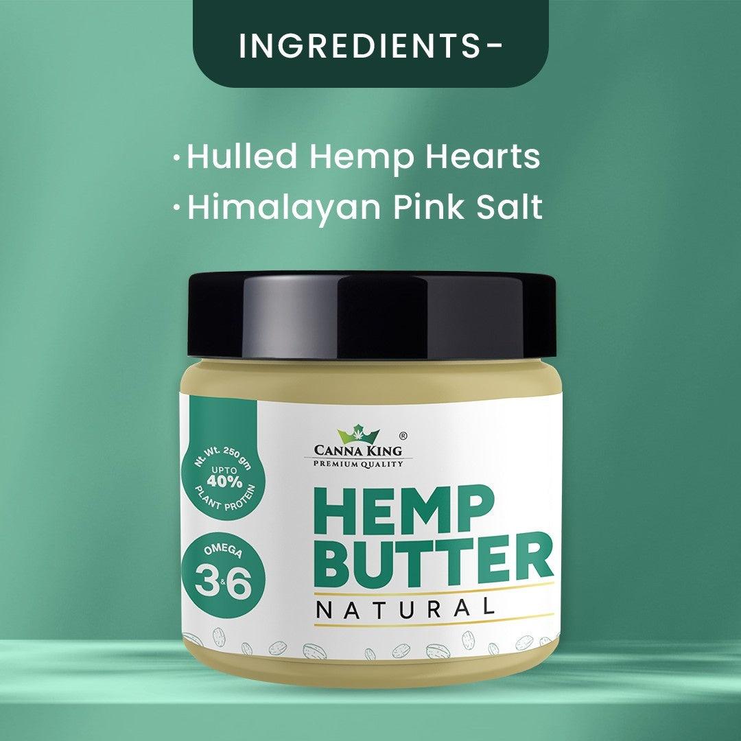 Cannaking Hemp Butter Natural- 250gHemp ButterCannaking Hemp Butter - Vegan Protein | 250g Omega 3 & 6