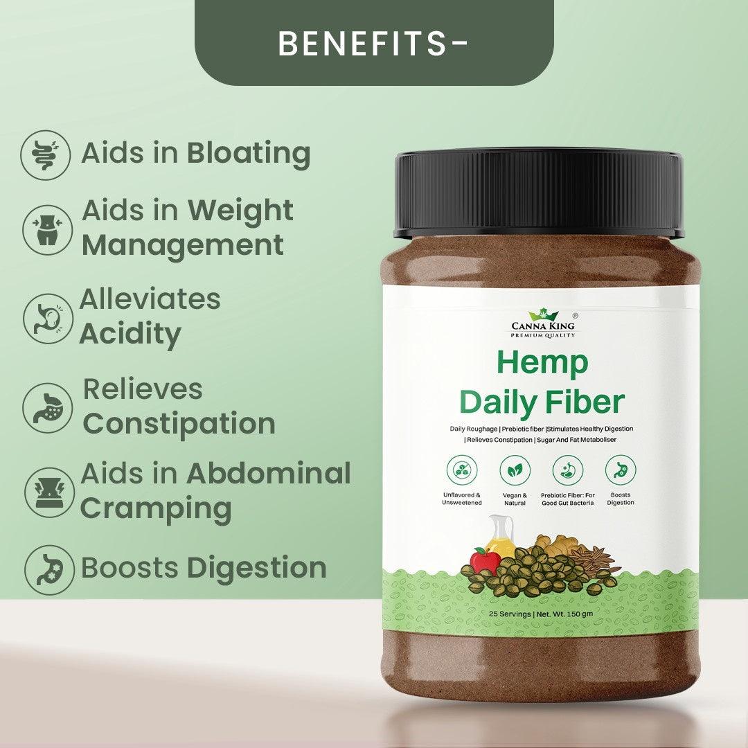 Cannaking Hemp Seed Daily Fiber - 150gHemp Seed Daily FiberCannaking Hemp Seed Daily Fiber - Digestion Boost