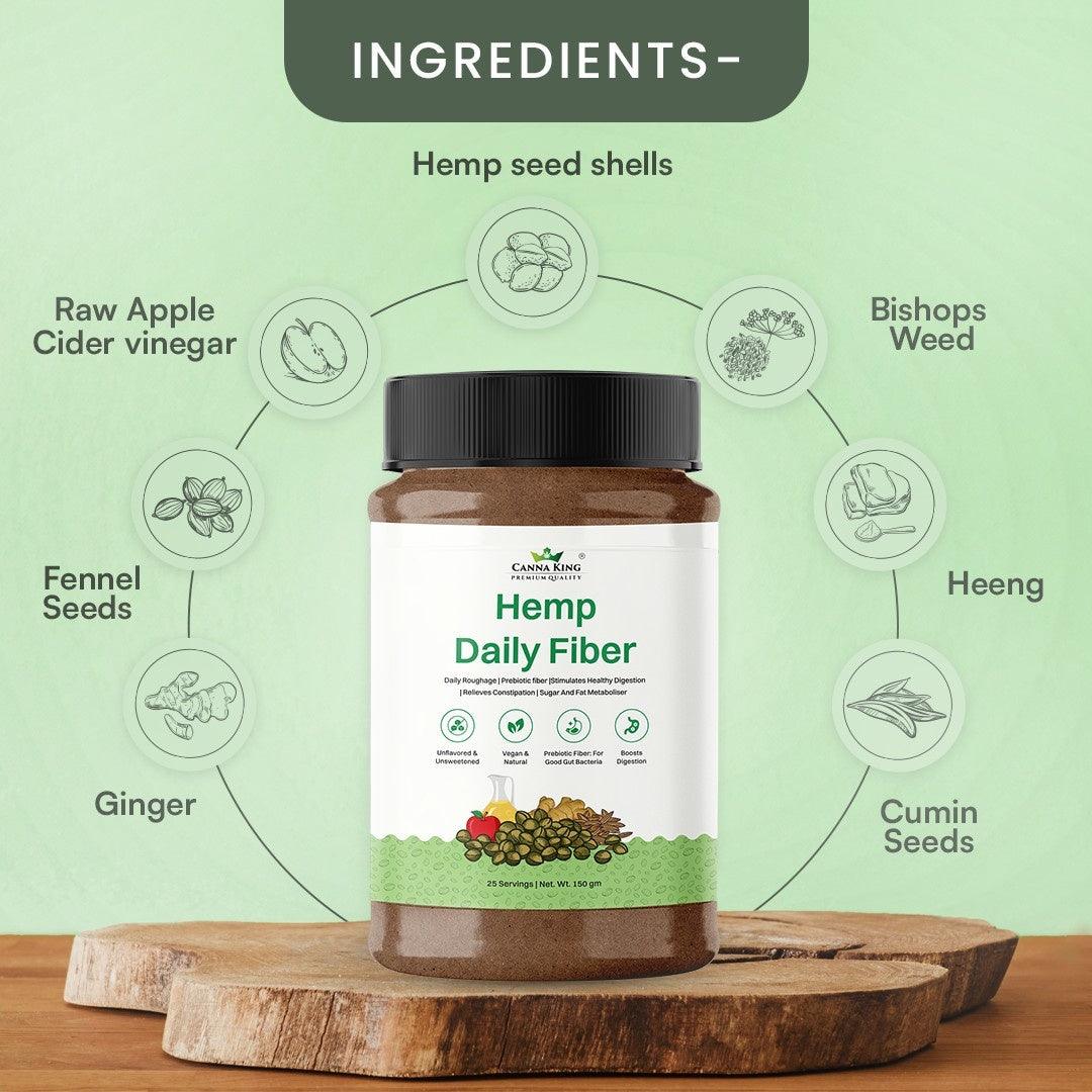 Cannaking Hemp Seed Daily Fiber - 150gHemp Seed Daily FiberCannaking Hemp Seed Daily Fiber - Digestion Boost