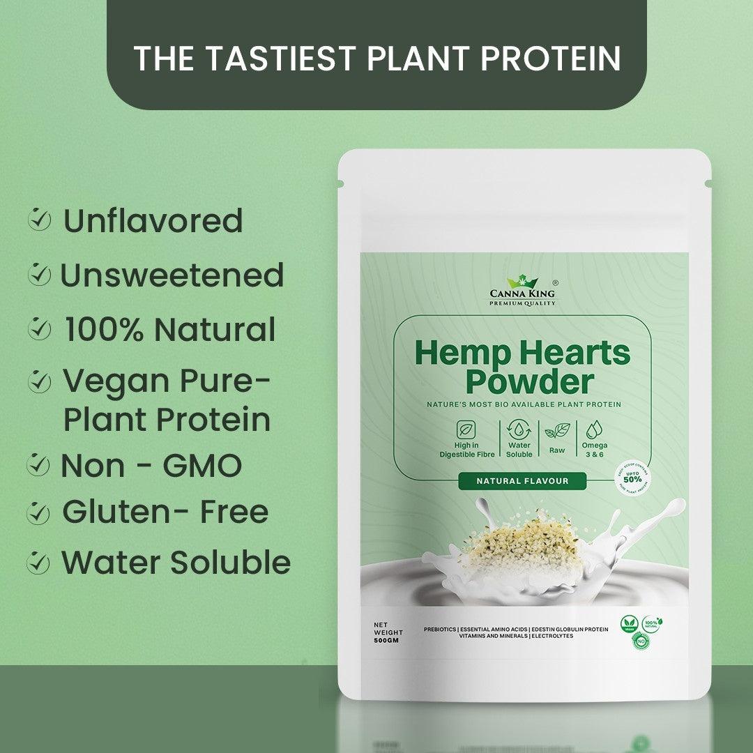 Cannaking- Hemp Hearts Protein PowderHemp Hearts Protein PowderHemp Hearts Protein Powder - Cannaking | 100% Natural, Vegan