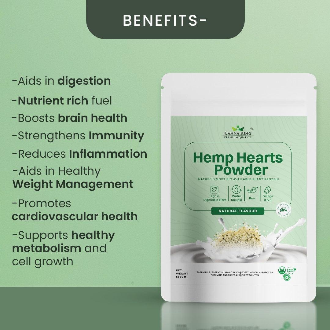 Cannaking- Hemp Hearts Protein PowderHemp Hearts Protein PowderHemp Hearts Protein Powder - Cannaking | 100% Natural, Vegan
