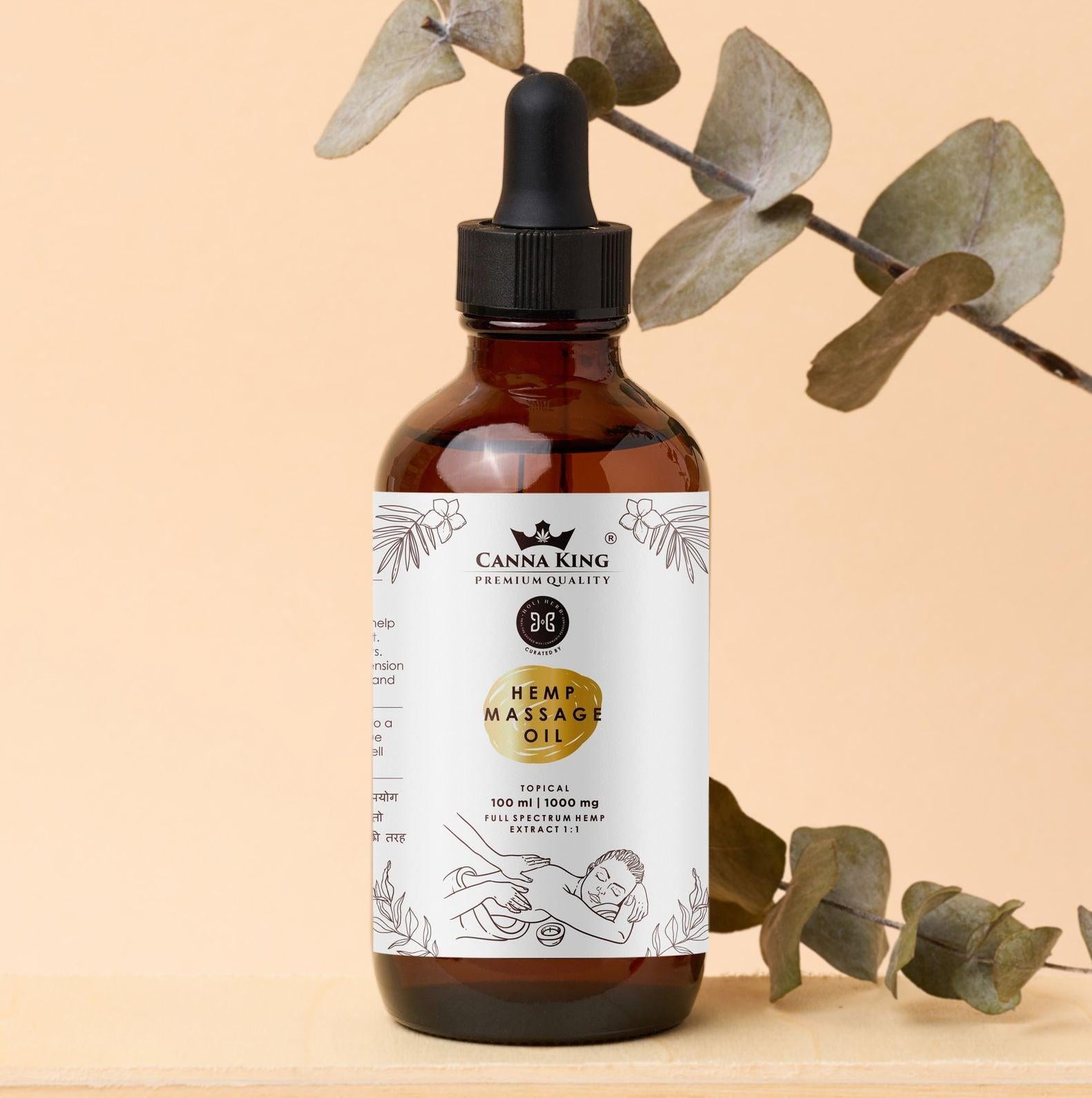 Cannaking Hemp Massage Oil.