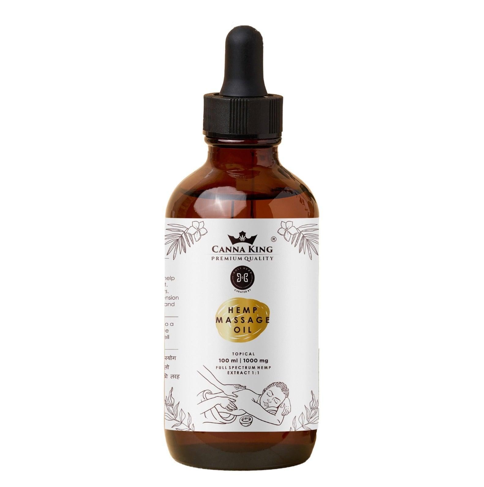 Cannaking Hemp Massage Oil.