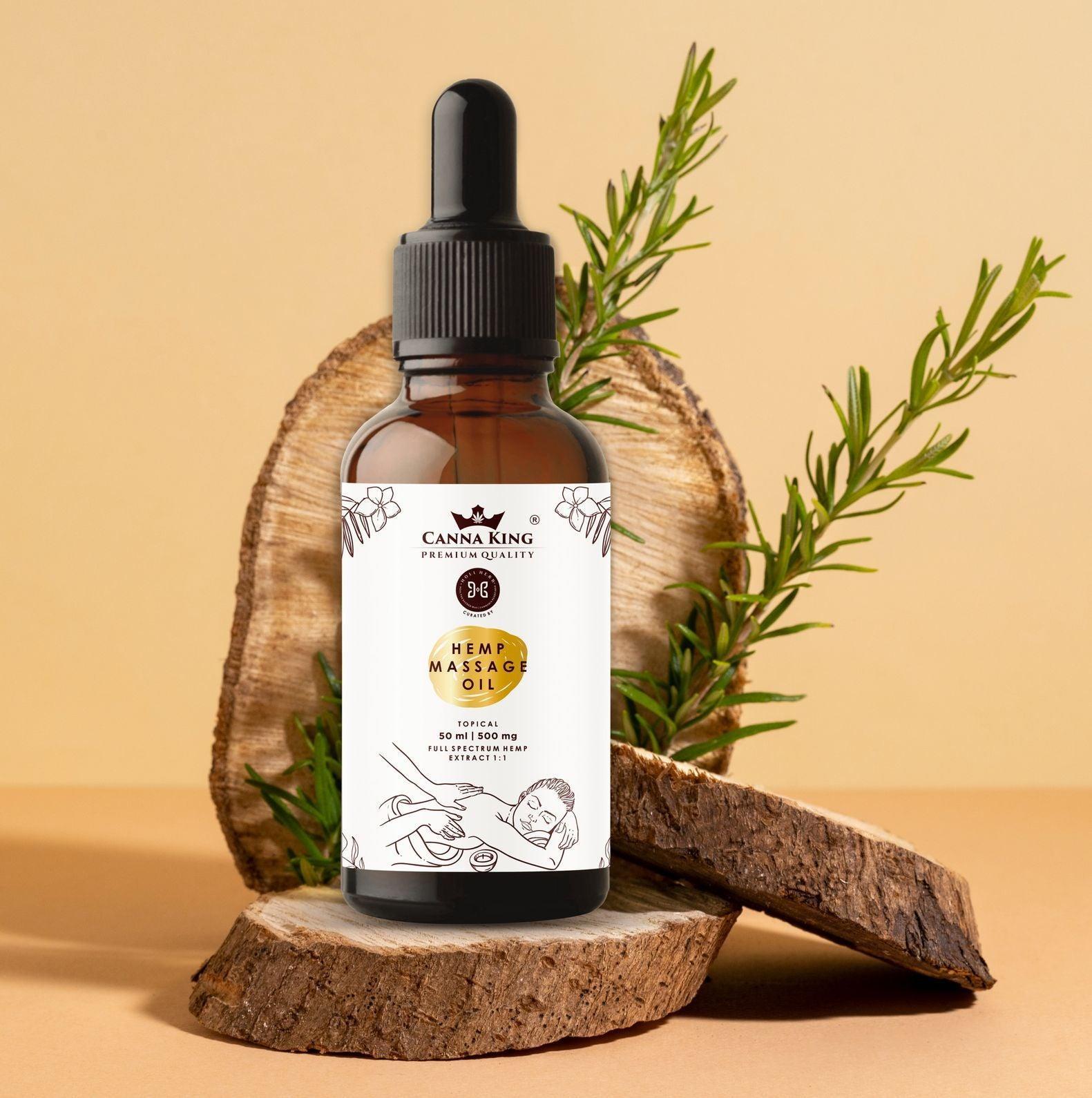 Cannaking Hemp Massage Oil.