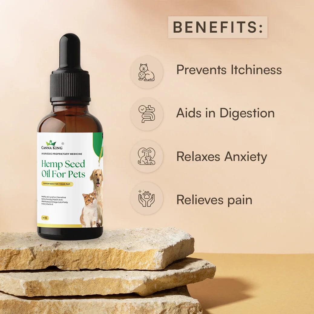 Cannaking- Hemp Seed Oil For Pets- 50 mlPet Hemp OilCannaking Hemp Oil for Pets - Calms & Boosts Health