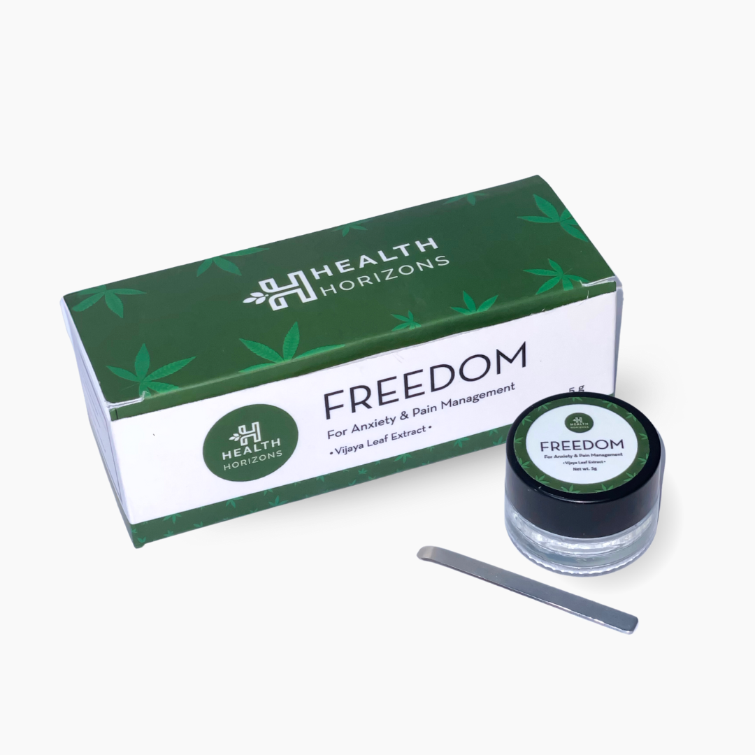 Health Horizons Freedom High THC Extract | 2:5 CBD:THC, 5000mg Full Spectrum | Anti Anxiety & Pain Management, 5 gms - CBD Store India