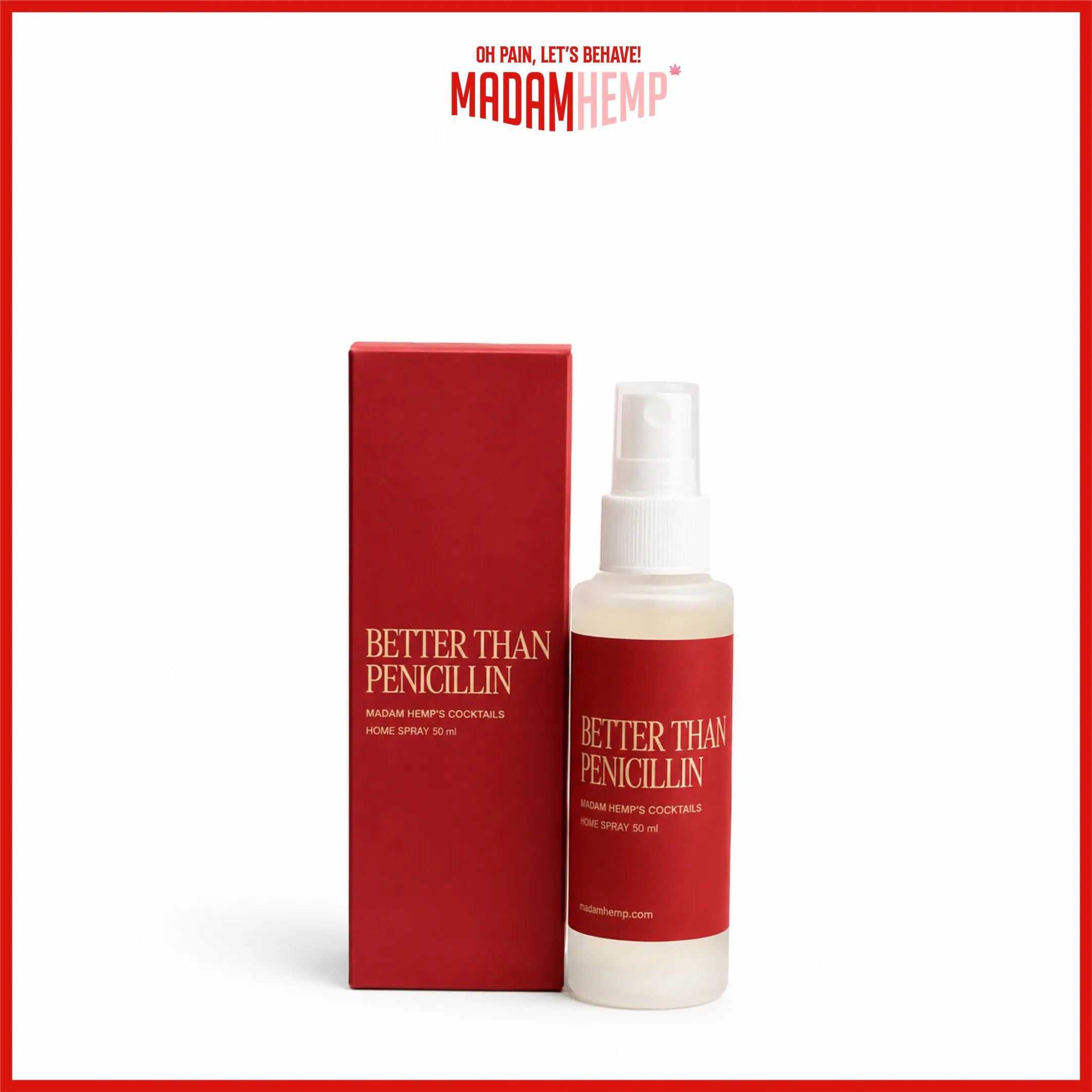 Madam Hemp Luxury Hemp Home Spray | 50ml