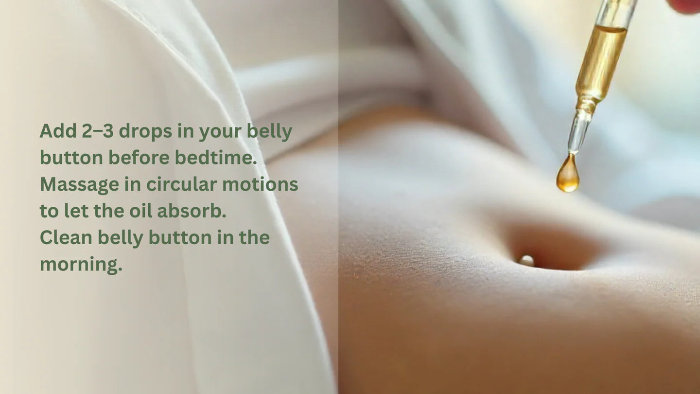 Nuvedic Belly Button Oil | Ayurvedic Digestive Health & Bloating Relief.