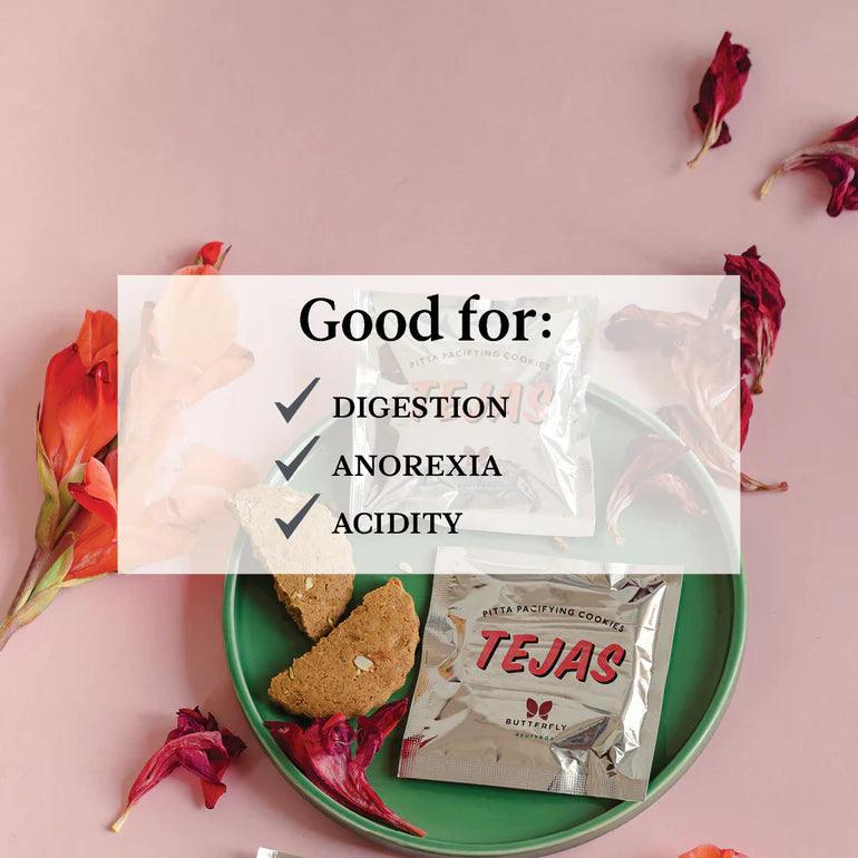 Butterfly Ayurveda- Tejas CookiesCookiesTejas Cookies - Pitta Balancing Digestive Cookies