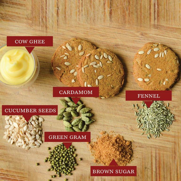 Butterfly Ayurveda- Tejas CookiesCookiesTejas Cookies - Pitta Balancing Digestive Cookies