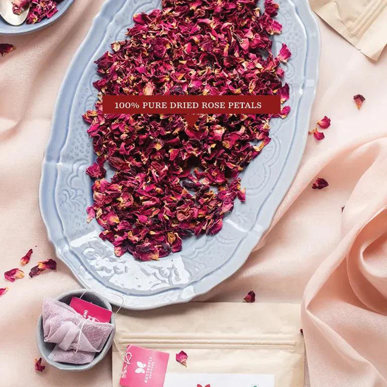 Butterfly Ayurveda- Rose Petal InfusionTea & InfusionsButterfly Ayurveda Rose Petal Infusion - Health Benefits | Soothing, Digestive, Antioxidant, Metabolism Boosting