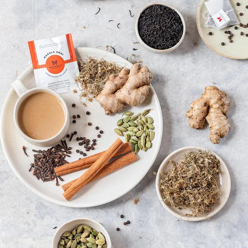 Butterfly Ayurveda Masala Chai | Immunity Boosting TeaTea & InfusionsMasala Chai - Immunity Boosting Tea | Rich Aroma