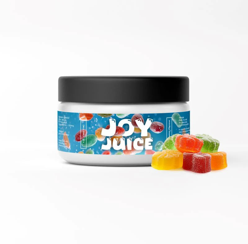 Hebe Joy Juice - 250mg 1:1.5 CBD:THC Full Spectrum CBD Gummies - Fruit Fusion Flavor