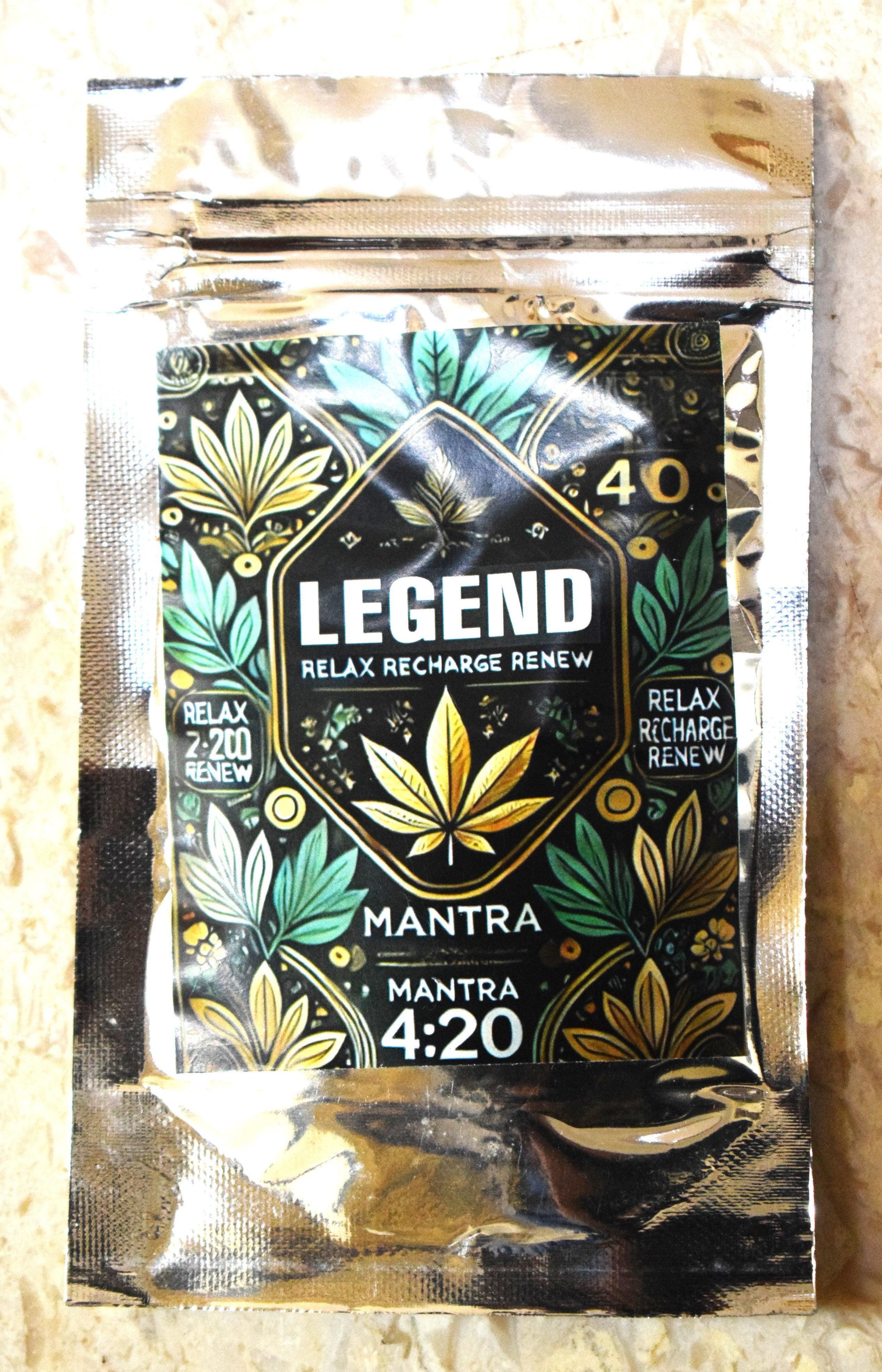 Mantra 4:20- LEGEND (Herbal Smoking Blend).