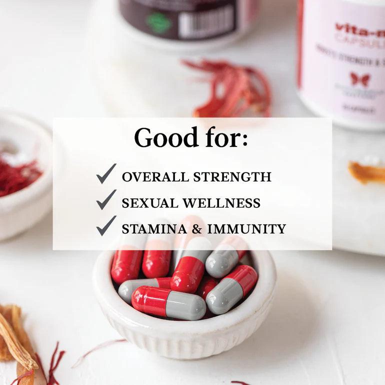 Butterfly Ayurveda Vita-M Capsules For MenCapsulesButterfly Ayurveda Vita-M Capsules - Men's Energy Boost