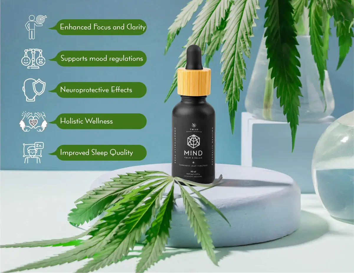 TWIEE MIND Cannabis Tincture (Calm & Relax) 1500 MG - 30 ML.