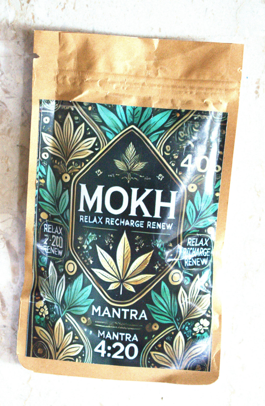 Mantra 4:20- MOKH (Herbal Smoking Blend)Herbal BlendMantra 4:20- MOKH Herbal Smoking Blend | Tobacco Free, Nicotine-Free