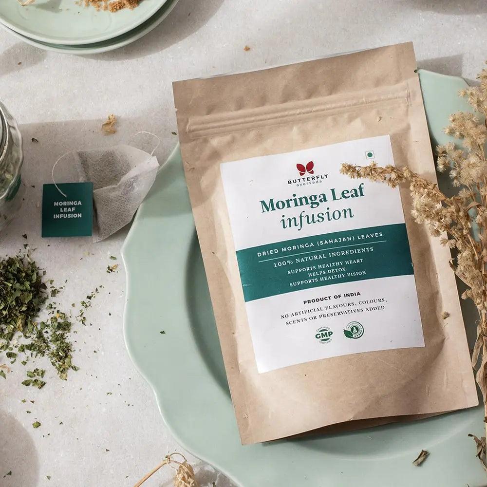 Butterfly Ayurveda Moringa Infusion | Tea for Eye & Skin HealthTea & InfusionsMoringa Infusion Tea - Eye Health | Detox & Digestion