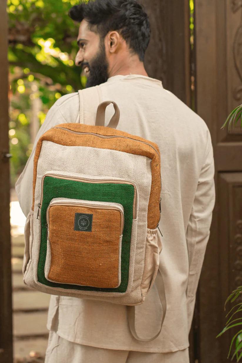 Ecofrico - Pure Hemp BackpackHemp BackpackEcofrico Backpack - Eco-Friendly Hemp | Durable Storage