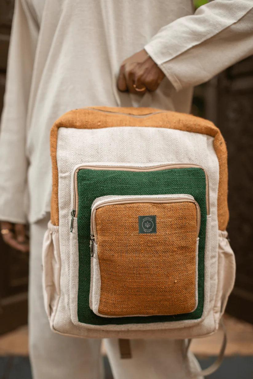 Ecofrico - Pure Hemp BackpackHemp BackpackEcofrico Backpack - Eco-Friendly Hemp | Durable Storage