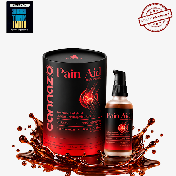 Cannazo Painaid Spray 1200mg - Fast-Absorbing Relief for Joint, Muscle & Arthritis Pain