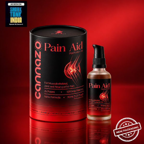 Cannazo Painaid Spray 1200mg - Fast-Absorbing Relief for Joint, Muscle & Arthritis Pain