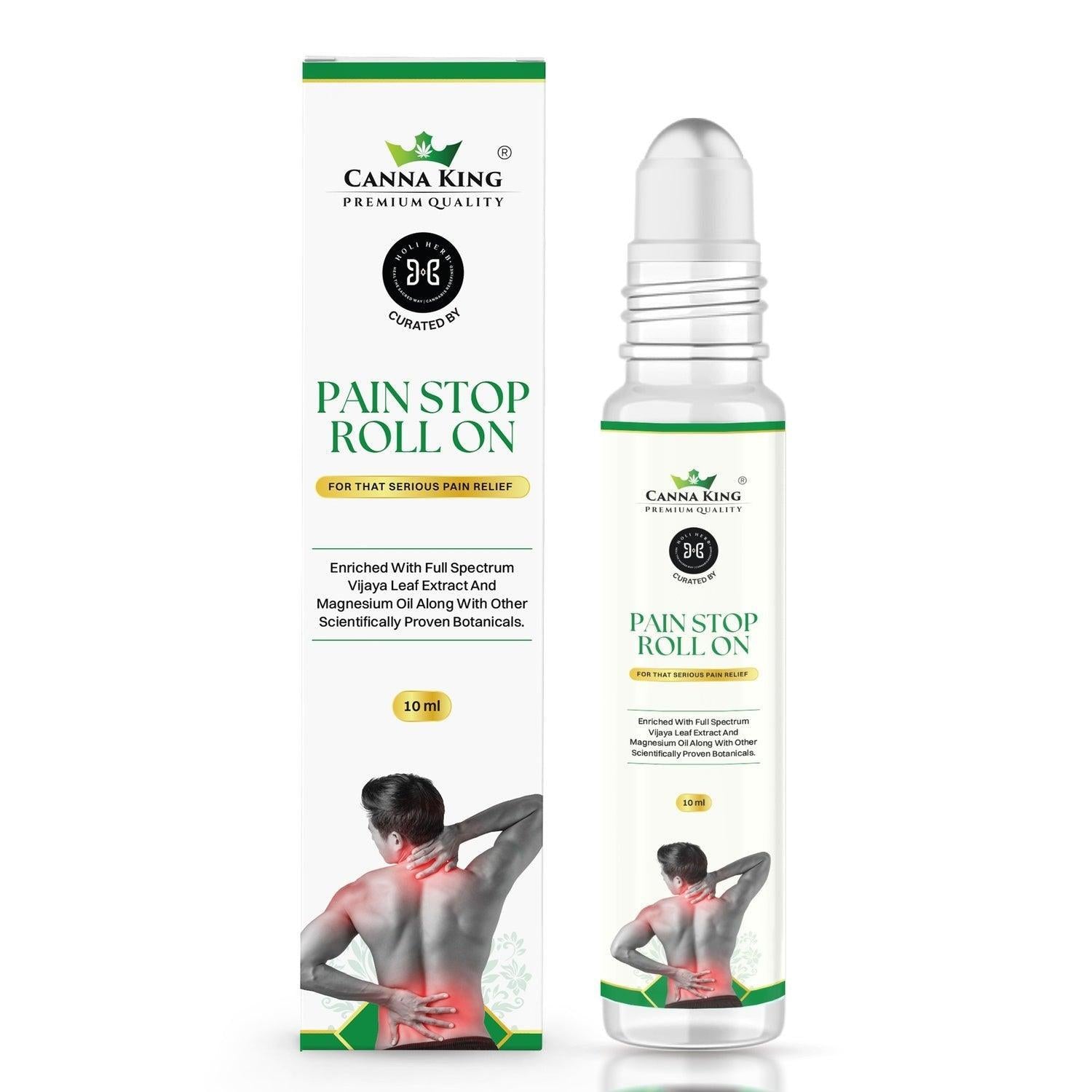 Cannaking- Pain Stop Spray & Roll On.